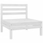 vidaXL 7-tlg. Garten-Lounge-Set Massivholz Kiefer Weiß vidaXL 7-tlg. Garten-Lounge-Set Massivholz Kiefer Weiß