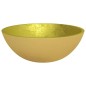 vidaXL Waschbecken Glas 50x37x14 cm Gold vidaXL Waschbecken Glas 50x37x14 cm Gold