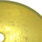 vidaXL Waschbecken Glas 50x37x14 cm Gold vidaXL Waschbecken Glas 50x37x14 cm Gold