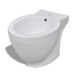 vidaXL Stand-WC & Bidet Set Weiß Keramik vidaXL Stand-WC & Bidet Set Weiß Keramik