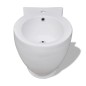vidaXL Stand-WC & Bidet Set Weiß Keramik vidaXL Stand-WC & Bidet Set Weiß Keramik