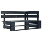 vidaXL 6-tlg. Paletten-Lounge-Set Schwarz Imprägniertes Kiefernholz vidaXL 6-tlg. Paletten-Lounge-Set Schwarz Imprägniertes Kiefernholz