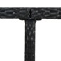 vidaXL 5-tlg. Garten-Essgruppe mit Auflagen Poly Rattan Schwarz vidaXL 5-tlg. Garten-Essgruppe mit Auflagen Poly Rattan Schwarz