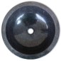 vidaXL Waschbecken Marmor 40 cm Schwarz vidaXL Waschbecken Marmor 40 cm Schwarz