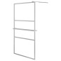vidaXL Duschwand mit Ablage für Walk-In-Dusche Chrom 115x195 cm ESG vidaXL Duschwand mit Ablage für Walk-In-Dusche Chrom 115x195 cm ESG