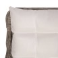 Gartenstühle mit Polstern 2 Stk. Poly Rattan Braun Gartenstühle mit Polstern 2 Stk. Poly Rattan Braun