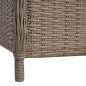 Gartenstühle mit Polstern 2 Stk. Poly Rattan Braun Gartenstühle mit Polstern 2 Stk. Poly Rattan Braun