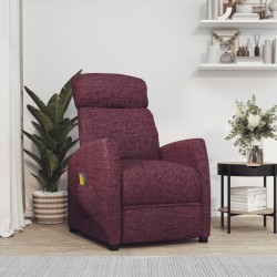 vidaXL Massagesessel Lila Stoff