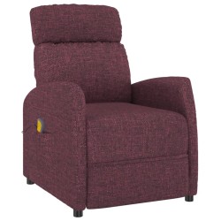 vidaXL Massagesessel Lila Stoff