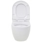 vidaXL Hänge-Toilette mit Unterputzspülkasten Keramik vidaXL Hänge-Toilette mit Unterputzspülkasten Keramik
