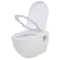 vidaXL Hänge-Toilette mit Unterputzspülkasten Keramik vidaXL Hänge-Toilette mit Unterputzspülkasten Keramik