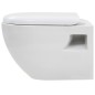 vidaXL Hänge-Toilette mit Unterputzspülkasten Keramik vidaXL Hänge-Toilette mit Unterputzspülkasten Keramik