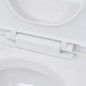 vidaXL Hänge-Toilette mit Unterputzspülkasten Keramik vidaXL Hänge-Toilette mit Unterputzspülkasten Keramik