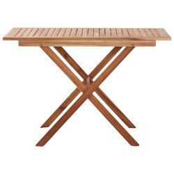 vidaXL Gartentisch 110 x 67 x 74 cm Massivholz Akazie