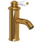 vidaXL Waschtischarmatur Golden 130x180 mm vidaXL Waschtischarmatur Golden 130x180 mm