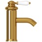vidaXL Waschtischarmatur Golden 130x180 mm vidaXL Waschtischarmatur Golden 130x180 mm