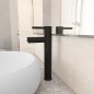 vidaXL Badezimmer Mischbatterie Schwarz 12x30 cm vidaXL Badezimmer Mischbatterie Schwarz 12x30 cm