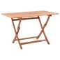 vidaXL Klappbarer Gartentisch 120x70x75 cm Eukalyptus Massivholz vidaXL Klappbarer Gartentisch 120x70x75 cm Eukalyptus Massivholz