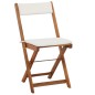 3-tlg. Bistro-Set Klappbar mit Auflagen Massivholz Akazie 3-tlg. Bistro-Set Klappbar mit Auflagen Massivholz Akazie
