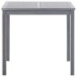 vidaXL Gartentisch Grau 80x80x74 cm Akazie Massivholz vidaXL Gartentisch Grau 80x80x74 cm Akazie Massivholz