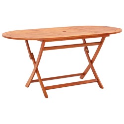 vidaXL Gartentisch Klappbar 160×85×74 cm Massivholz Eukalyptus