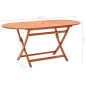 vidaXL Gartentisch Klappbar 160×85×74 cm Massivholz Eukalyptus vidaXL Gartentisch Klappbar 160×85×74 cm Massivholz Eukalyptus