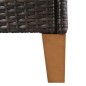 vidaXL Gartenstühle mit Polstern 2 Stk. Poly Rattan Braun vidaXL Gartenstühle mit Polstern 2 Stk. Poly Rattan Braun