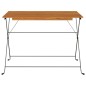vidaXL Bistrotisch Klappbar 100x54x71 cm Massivholz Akazie und Stahl vidaXL Bistrotisch Klappbar 100x54x71 cm Massivholz Akazie und Stahl
