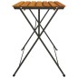 vidaXL Bistrotisch Klappbar 100x54x71 cm Massivholz Akazie und Stahl vidaXL Bistrotisch Klappbar 100x54x71 cm Massivholz Akazie und Stahl