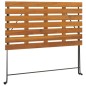 vidaXL Bistrotisch Klappbar 100x54x71 cm Massivholz Akazie und Stahl vidaXL Bistrotisch Klappbar 100x54x71 cm Massivholz Akazie und Stahl