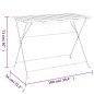 vidaXL Bistrotisch Klappbar 100x54x71 cm Massivholz Akazie und Stahl vidaXL Bistrotisch Klappbar 100x54x71 cm Massivholz Akazie und Stahl