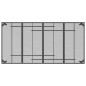 vidaXL Gartentisch Anthrazit 200x100x72 cm Stahlgitter vidaXL Gartentisch Anthrazit 200x100x72 cm Stahlgitter