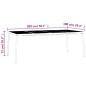 vidaXL Gartentisch Anthrazit 200x100x72 cm Stahlgitter vidaXL Gartentisch Anthrazit 200x100x72 cm Stahlgitter