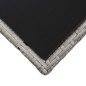 vidaXL Couchtisch Grau 45x45x40 cm Poly Rattan und Glas vidaXL Couchtisch Grau 45x45x40 cm Poly Rattan und Glas