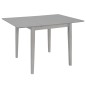vidaXL Ausziehbarer Esstisch Grau (80-120)x80x74 cm MDF vidaXL Ausziehbarer Esstisch Grau (80-120)x80x74 cm MDF