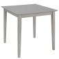 vidaXL Ausziehbarer Esstisch Grau (80-120)x80x74 cm MDF vidaXL Ausziehbarer Esstisch Grau (80-120)x80x74 cm MDF