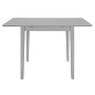 vidaXL Ausziehbarer Esstisch Grau (80-120)x80x74 cm MDF vidaXL Ausziehbarer Esstisch Grau (80-120)x80x74 cm MDF
