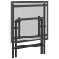 vidaXL Gartentisch Klappbar Anthrazit 38x38x38 cm Stahlgitter vidaXL Gartentisch Klappbar Anthrazit 38x38x38 cm Stahlgitter