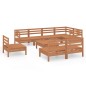 vidaXL 9-tlg. Garten-Lounge-Set Massivholz Kiefer Honigbraun vidaXL 9-tlg. Garten-Lounge-Set Massivholz Kiefer Honigbraun