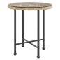 vidaXL Esstisch Ø50 cm Hartglas und Stahl vidaXL Esstisch Ø50 cm Hartglas und Stahl