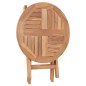 vidaXL Klappbarer Gartentisch 45 cm Teak Massivholz vidaXL Klappbarer Gartentisch 45 cm Teak Massivholz