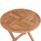 vidaXL Klappbarer Gartentisch 45 cm Teak Massivholz vidaXL Klappbarer Gartentisch 45 cm Teak Massivholz