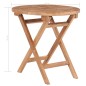 vidaXL Klappbarer Gartentisch 45 cm Teak Massivholz vidaXL Klappbarer Gartentisch 45 cm Teak Massivholz
