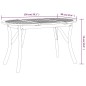vidaXL Gartentisch 150x90x75 cm Massivholz Akazie vidaXL Gartentisch 150x90x75 cm Massivholz Akazie