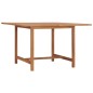vidaXL Garten-Esstisch 110x110x75 cm Massivholz Teak vidaXL Garten-Esstisch 110x110x75 cm Massivholz Teak