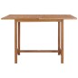 vidaXL Garten-Esstisch 110x110x75 cm Massivholz Teak vidaXL Garten-Esstisch 110x110x75 cm Massivholz Teak