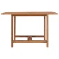 vidaXL Garten-Esstisch 110x110x75 cm Massivholz Teak vidaXL Garten-Esstisch 110x110x75 cm Massivholz Teak