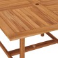 vidaXL Garten-Esstisch 110x110x75 cm Massivholz Teak vidaXL Garten-Esstisch 110x110x75 cm Massivholz Teak