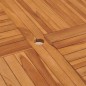 vidaXL Garten-Esstisch 110x110x75 cm Massivholz Teak vidaXL Garten-Esstisch 110x110x75 cm Massivholz Teak