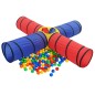 vidaXL Spieltunnel mit 250 Bällen Mehrfarbig vidaXL Spieltunnel mit 250 Bällen Mehrfarbig